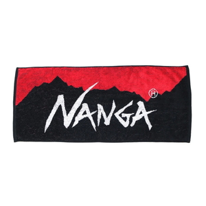 ナンガ(NANGA) LOGO TOWEL RED×BLK ナンガ(NANGA) LOGO TOWEL RED×BLK