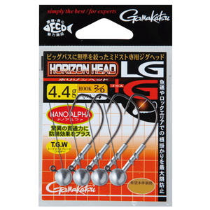 がまかつ(Gamakatsu) ホリゾンヘッド LG+G 2/0-4.4g ナノアルファ 68788 がまかつ(Gamakatsu) ホリゾンヘッド LG+G 2/0-4.4g ナノアルファ 68788
