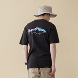 パタゴニア(patagonia) メンズ フィッツロイ フィッシュ オーガニック Tシャツ 38525 半袖Tシャツ(メンズ)
