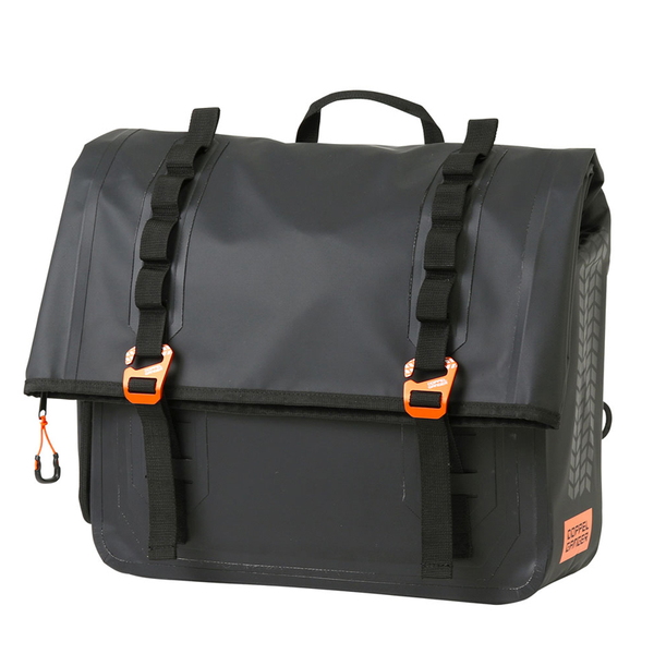 ドッペルギャンガー(DOPPELGANGER) ターポリンサドルバッグWP DBT606-BK サイドバッグ