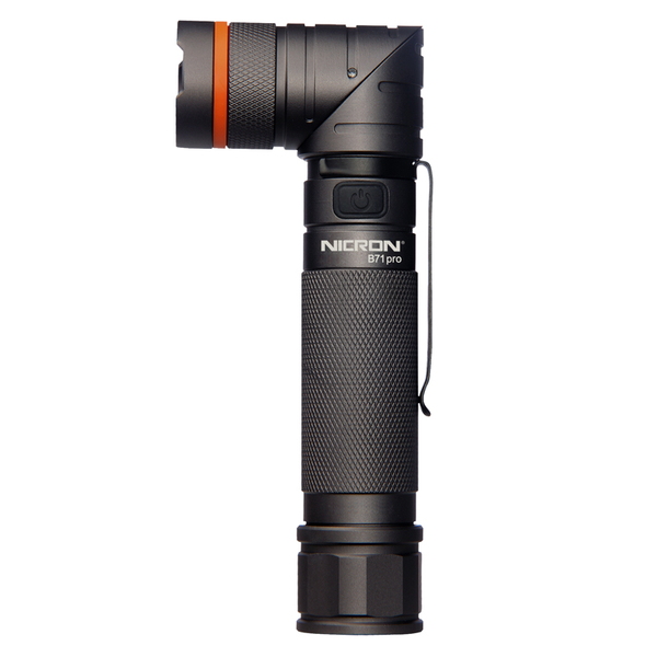 ニクロン(Nicron) B71Pro首振り緑赤 最大950ルーメン 充電式 B71 Pro ハンディライト