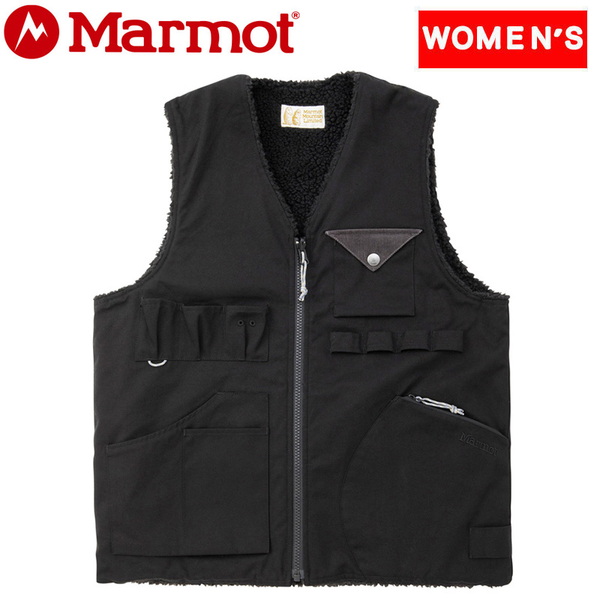 Marmot(マーモット) 四角友里コラボ リバーシブル キャンパーズ ベスト