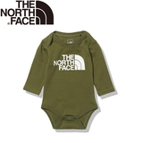 THE NORTH FACE(ザ･ノース･フェイス) ロングスリーブ スムース コットン ロンパース ベビー NTB62153 ベビーボディスーツ