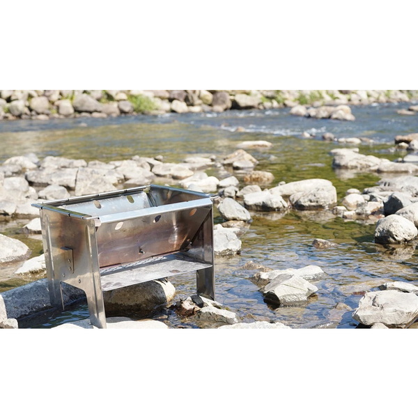 ONOE(尾上製作所) フォールディングBBQコンロII F-2527-II BBQコンロ(脚付き)