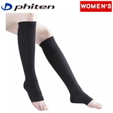 phiten(ファイテン) TIソックス(Ti+Ag)つま先オープン VW441105 ハイ･クルーソックス