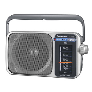 パナソニック(Panasonic) ＡＭ １バンドラジオ シルバー R-2255-S