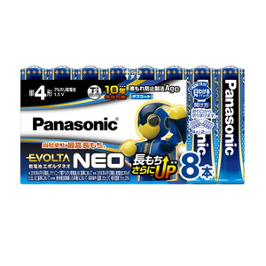 パナソニック(Panasonic) 乾電池エボルタネオ単4形8本パック LR03NJ/8SW