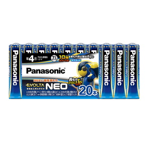 パナソニック(Panasonic) 乾電池エボルタネオ単4形20本パック LR03NJ/20SW