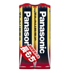 パナソニック(Panasonic) アルカリ乾電池単4形2本パック LR03XJ/2S