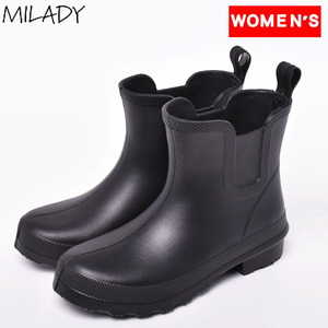 Milady(ミレディー) 超軽量レインシューズ ＭＬ７３６ Ｌ ＢＬＡＣＫ 12147360