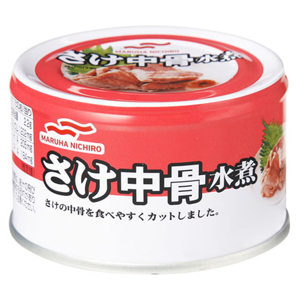 マルハニチロ(Maruha Nichiro) さけ中骨水煮 48缶セット 33234 フリーズドライ･レトルト食品･缶詰