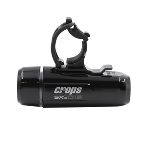 crops(クロップス) 自転車ヘッドライト（バッテリー式） ＳＸ９ＣＷＳ ２０００ＣＤ １００ルーメン ブラック C1S03-01-9725