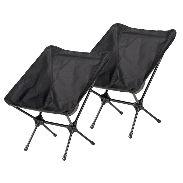 BUNDOK(バンドック) ポータブルチェア×2【2点セット】   座椅子&コンパクトチェア