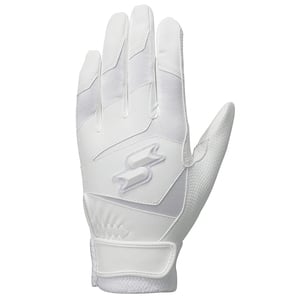 エスエスケイ(SSK) 高校野球対応バッティンググローブ シングルバンド手袋（両手） Ｓ １０（ホワイト） SSK-BG3016WF