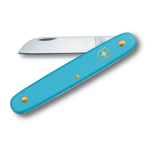 VICTORINOX(ビクトリノックス) フローリストナイフ ストレート(直刃) アクアブルー 3.9050.25B1