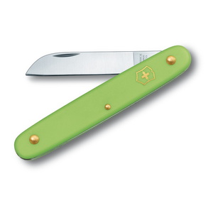 VICTORINOX(ビクトリノックス) フローリストナイフ ストレート(直刃) アップルグリーン 3.9050.47B1