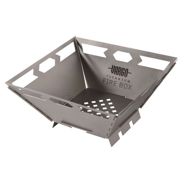 VARGO(バーゴ)  チタニウムファイヤーボックス(網なし) T-319 固形燃料式