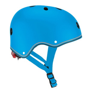 GLOBBER(グロッバー) 自転車アクセサリー LEDライト付きヘルメット CE規格安全基準取得品/自転車/キックボード 48-53cm スカイブルー