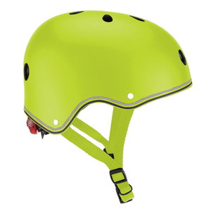GLOBBER(グロッバー) ＬＥＤライト付きヘルメット 自転車・キックボード ４５-５１ ライムグリーン WKGB506106