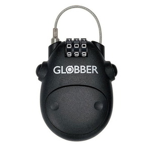 GLOBBER(グロッバー) グロッバーロック 盗難防止ワイヤーロック ブラック WKGB532120