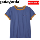 パタゴニア(patagonia) ウィメンズ P-6 ラベル オーガニック リンガー ティー 37577 Tシャツ･ノースリーブ(レディース)