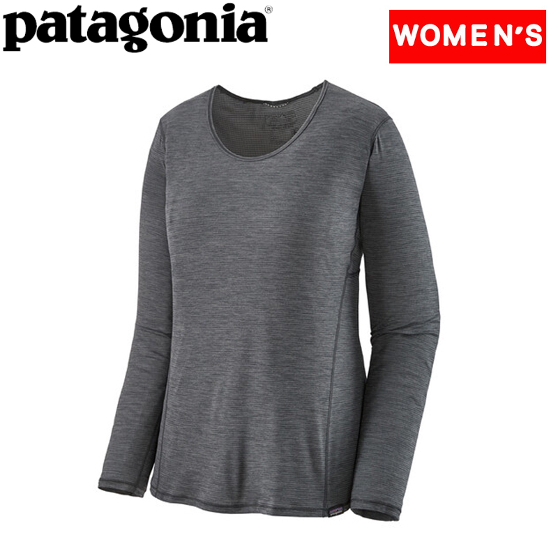 WOMENs M  パタゴニア ロングスリーブ キャプリーン クール ライトウェイト シャツ L/S Cap Cool Lightweight Shirt PATAGONIA 45695 SBLX ブルー系