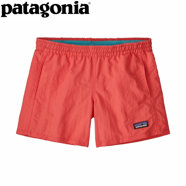 Patagonia キッズ バギーズ ショーツ 7インチ グリーン