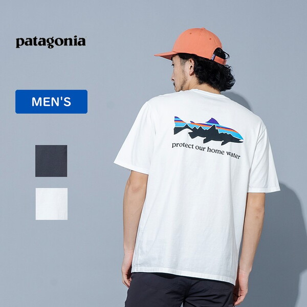 patagonia organic cotton tee ☆トラウト