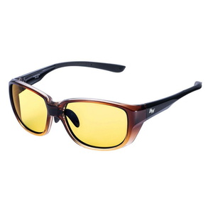 【送料無料】バニーウォーク(BUNNYWALK) BW-024 HALF BROWN YELLOW (NIGHT GLASSES) BW-0242Y