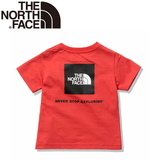 THE NORTH FACE(ザ･ノース･フェイス) B S/S BACK SQUARE LOGO TEE(バックスクエアロゴティー)ベビー NTB32255 半袖シャツ(ジュニア/キッズ/ベビー)