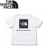 THE NORTH FACE(ザ･ノース･フェイス) B S/S BACK SQUARE LOGO TEE(バックスクエアロゴティー)ベビー NTB32255 半袖シャツ(ジュニア/キッズ/ベビー)