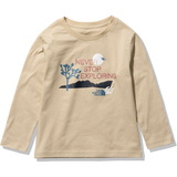THE NORTH FACE(ザ･ノース･フェイス) K L/S GRAPHIC TEE(ロングスリーブ グラフィック ティー)キッズ NTJ32256 長袖シャツ(ジュニア/キッズ/ベビー)