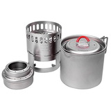 EVERNEW(エバニュー) Ti Mug pot 500 Stove set ECA538 アルコール式