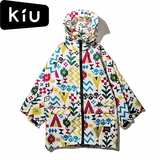 キウ(KiU) SLEEVE RAIN PONCHO FOR KIDS K71M-124 レインポンチョ(キッズ/ベビー)