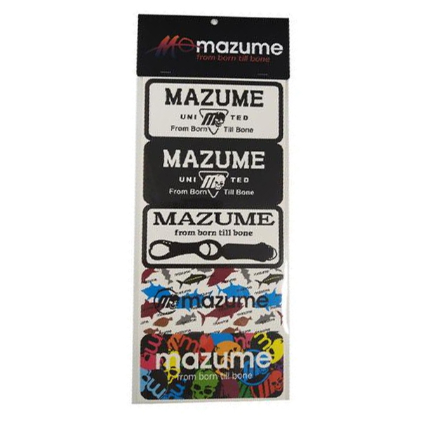 MAZUME(マズメ) mazume ロゴステッカーII MZAS-573 ステッカー