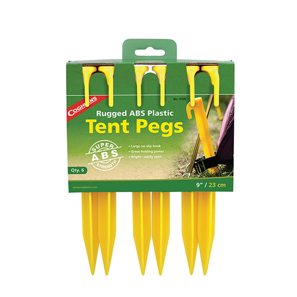 COGHLAN’S(コフラン) ABSテントペグ 9インチ 6pk #9309 11210294000009 ペグ