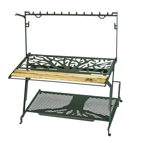 ネイチャートーンズ(NATURE TONES) リトルワークスタンド LWS-BK ツーバーナー&マルチスタンド