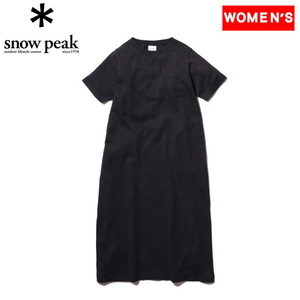 スノーピーク(snow peak) 【23春夏】Women’s Recycled Cotton Heavy Dress ウィメンズ SW-22SW40102BK