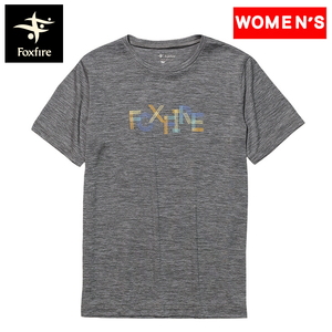 Foxfire(フォックスファイヤー) Women's TS EX ストレッチ ロゴ ティ- ウィメンズ M 020(グレー) 8215249 Foxfire(フォックスファイヤー) Women's TS EX ストレッチ ロゴ ティ- ウィメンズ M 020(グレー) 8215249