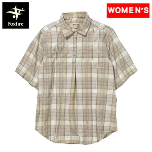 Ｆｏｘｆｉｒｅ(フォックスファイヤー) Women’s Cシールド サーフェス チェック シャツ S/S ウィメンズ 8212258