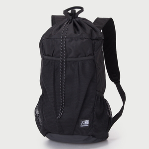 【送料無料】karrimor(カリマー) 【２３秋冬】ｇｒａｂ ｋｎａｐｓａｃｋ（グラブ ナップサック） ２０Ｌ ９０００（Ｂｌａｃｋ） 501121-9000