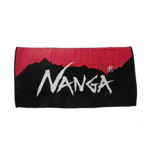 【送料無料】ナンガ(NANGA) NANGA LOGO BATH TOWEL(ナンガ ロゴ バスタオル) RED×BLK フリー N13NG5N4 【送料無料】ナンガ(NANGA) NANGA LOGO BATH TOWEL(ナンガ ロゴ バスタオル) RED×BLK フリー N13NG5N4