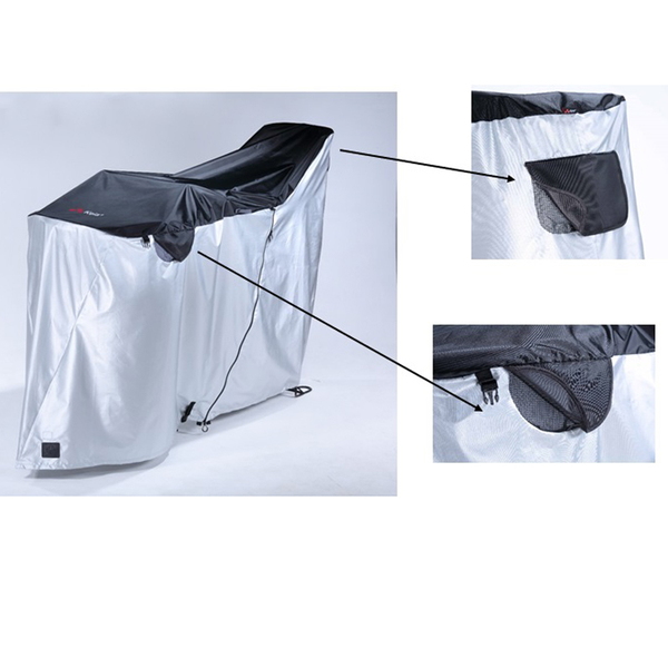 川住製作所(kawasumi) サイクルカバー 雨ニモ負ケズ風ニモ負ケズ KW-449AS/BK サイクルカバー