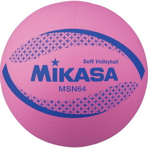 ミカサ(MIKASA) カラーソフトバレーボール ピンク MSN64P