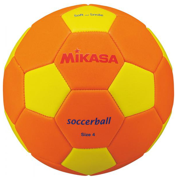 ミカサ(MIKASA) スマイルサッカー4号 マシーン縫い STPEF4OY スポーツギア
