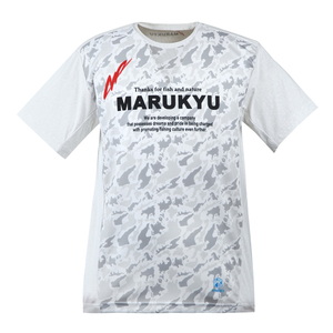 マルキュー(MARUKYU) 氷瀑Ｔシャツ ＭＱ-０１ ５Ｌ ホワイトカモ 18202