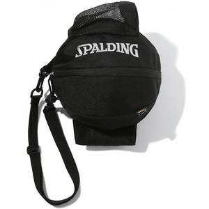 SPALDING(スポルディング) ボールバッグプロ ブラック×シルバー 49005SV