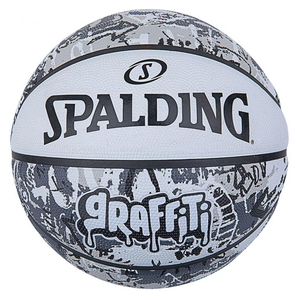 SPALDING(スポルディング) グラフィティ ラバー バスケットボール アウトドア ７号球 ホワイト 84375Z