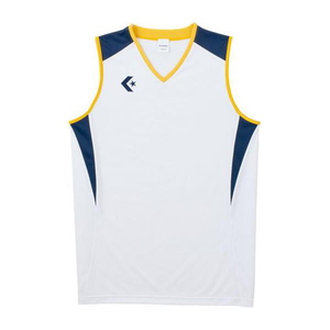 CONVERSE(コンバース) ゲームシャツ ３Ｓ ホワイト×ネイビー（１１２９） CB251701
