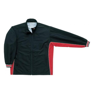 【送料無料】CONVERSE(コンバース) ウォームアップジャケット（前ファスナー・裾ボックスタイプ） Ｓ ブラック×レッド（１９６４） CB182102S